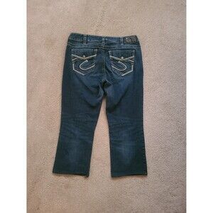 Silver Suki capri Jeans 16